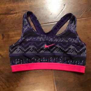 Nike Dri-fit tribal pattern sports bra